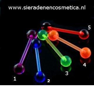 Buigzame Tongpiercings