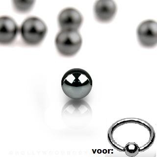 Balletje, Captive Bead Ring 4 mm