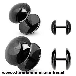 Fake Plug, Staal zwart