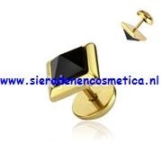 Fake Plug, Gold/Black