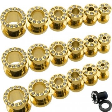 Goud Strass, 4mm/5mm/8mm/10mm