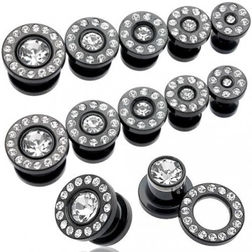 Tunnel Diamond Black, 4mm