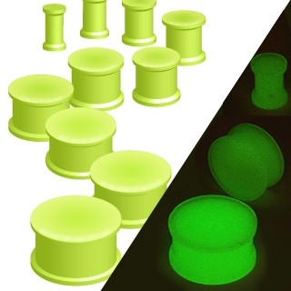 Tunnel / Plug, Glow In The Dark (6mm t/m 22mm)
