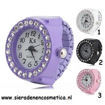 Horlogering met gekleurde band