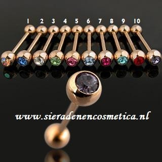 Goudkleur met Strass