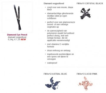 Oogpotlood - Diamond 