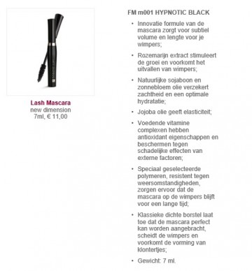 Mascara Lash - Black - M001