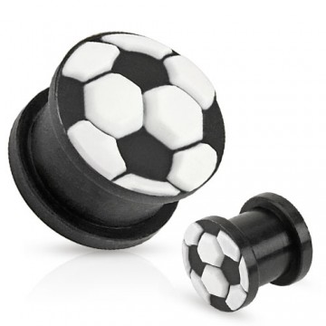 Tunnel / Plug, Soccer / Voetbal 6mm/8mm/10mm