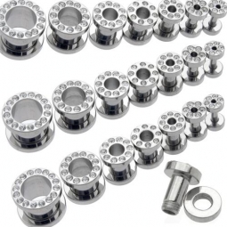Silver Strass, 3mm/6mm/8mm10mm