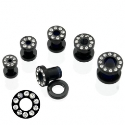 Tunnel Acryl Strass, 6mm