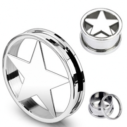 Silver Steel Star, 6mm/8mm/10mm