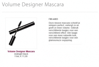 Mascara Volume Designer - M003
