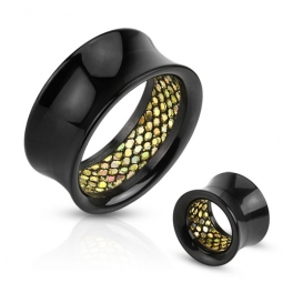 Tunnel Acryl, Stone Inlay 8mm/10mm/14mm