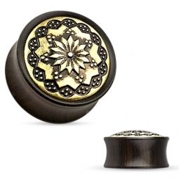 Tunnel/ Plug, Floral Tribal, 8mm/10mm