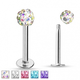 Labret / Tragus, Strass Assorti