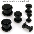 Tunnel / Plug, with Rubber Ring (3mm t/m 10mm)