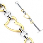 Armband, Gouden Hartjes